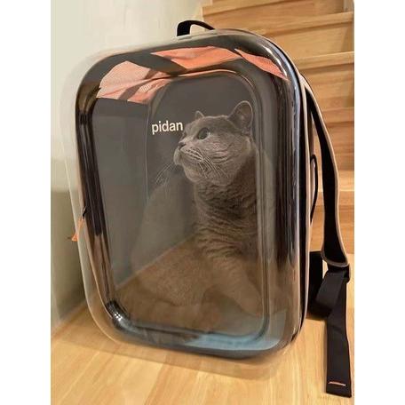 pidan（ピダン） 透明窓 ゆったりサイズ ペット専用 クリアリュック