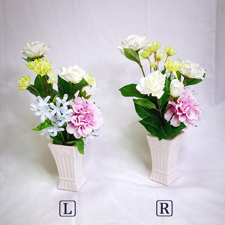 造花 仏花 お供え 仏壇 墓 仏壇用 墓用 花 ダリア くちなし ご仏前 お悔やみ お彼岸 お盆 花束 ブーケ 高品質 高級感 白 ピンク ブルー Fnb1003 Holdhands 造花専門店 通販 Yahoo ショッピング