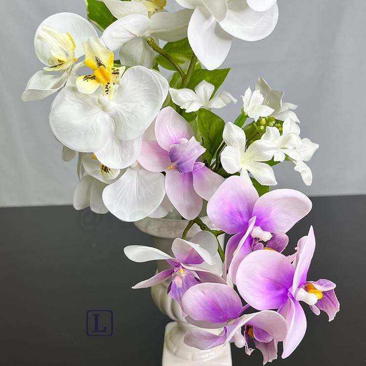 造花 仏花 お供え 仏壇 墓 仏壇用 墓用 一対 花 花束 蘭 胡蝶蘭 ファレノプシス ご仏前 お悔やみ お盆 お彼岸 法要 アレンジ 高品質 高級 エレガント_4