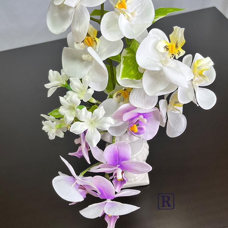 造花 仏花 お供え 仏壇 墓 仏壇用 墓用 一対 花 花束 蘭 胡蝶蘭 ファレノプシス ご仏前 お悔やみ お盆 お彼岸 法要 アレンジ 高品質 高級 エレガント_5