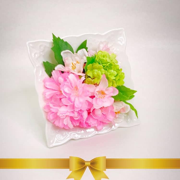 造花 インテリア ギフト フラワー アレンジメント 陶器 アレンジ 花 桜 お洒落 雑貨 プレゼント 季節 四季 春 日本 花見 部屋装飾 ピンク 自然 Gap0001 Holdhands 造花専門店 通販 Yahoo ショッピング