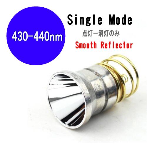 チタン ステンレス シュアファイア solarforce 1W ロイヤル・ブルー LED 430nm - 440nm / 20-35ルーメン 】Solarforce