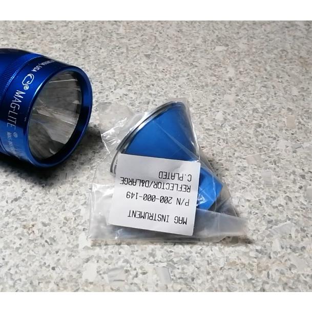 マグライト 反射鏡 純正部品 Cセル,Dセル用 , P/N 200-000-149 108-036