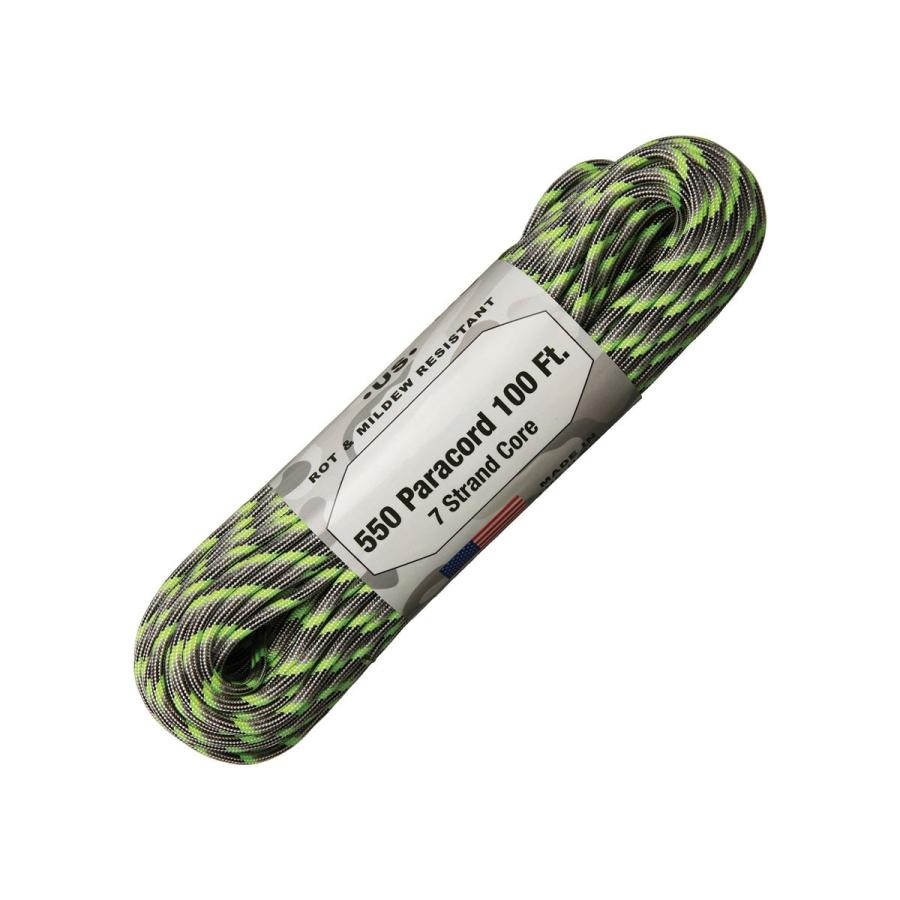 カラー：Zero G 】アメリカ製 7 Strand 550 lbs Paracord ナイロン製