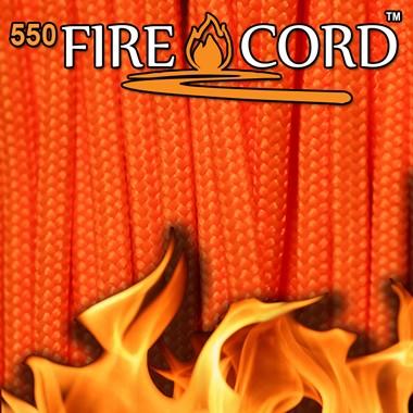 【Safety Orange】LIVEFIRE ライブファイヤ 550ファイヤーコード25ft ：LiveFire-Firecord25FT-SO｜holkin