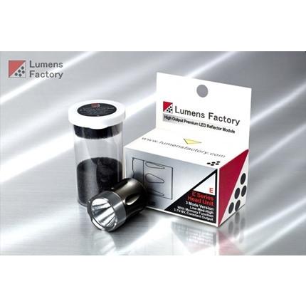 Lumens Factory E Series 3 Mode Head Unit : Warm White Version  本体色：ブラック  【SUREFIRE E1,E2 対応LEDユニット / 対応電圧：3.7-9V】｜holkin