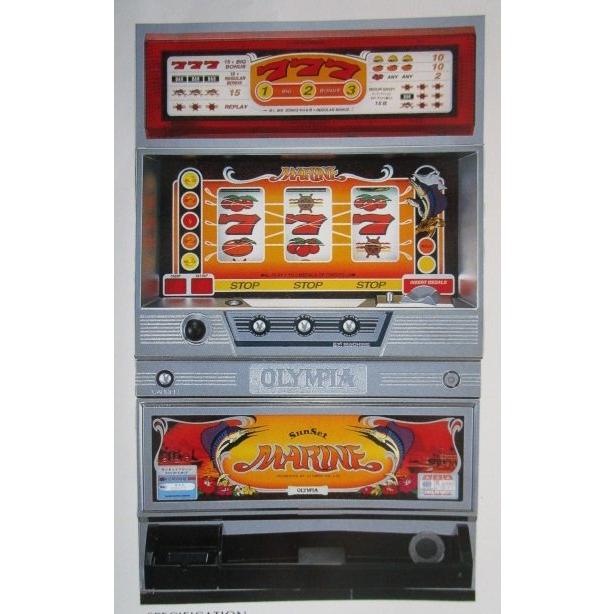 ※※ サンセットマリーン　オリンピア　SLOT【パチスロ実機/パンフレット/チラシ】1-3　レトロ 懐かしの名機　折れ目あり | 