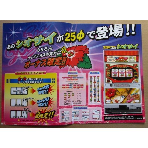 シオサイ-25 パイオニア SLOT【パチスロ実機/パンフレット/チラシ】1-2