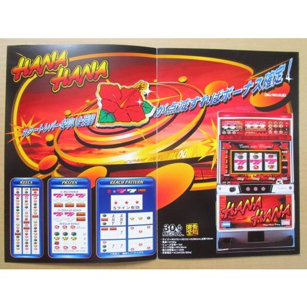 ※※ ハナハナ-30　パイオニア　SLOT【パチスロ実機/パンフレット/チラシ】1-2　レトロ 懐かしの名機　 |  | 01