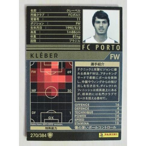 ☆☆　270/384　サッカートレカ　WCCF IC 2011-2012 ARSENAL FC【トレーディングカード】　セガ,SEGA,PANINI |  | 01