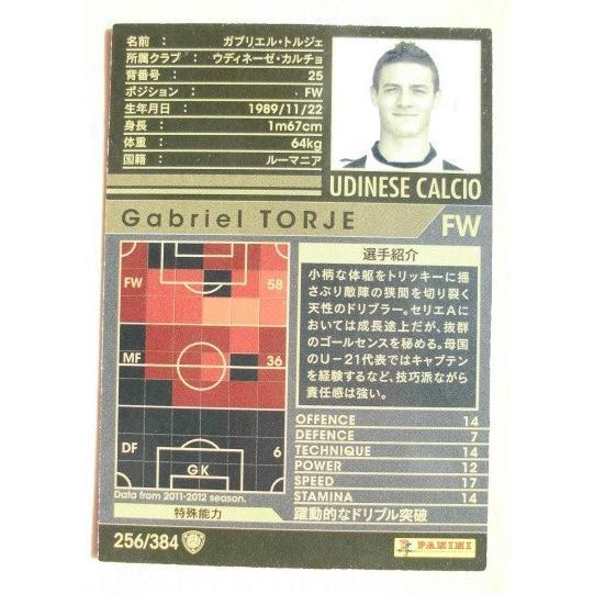 ☆☆　256/384　サッカートレカ　WCCF IC 2011-2012 ARSENAL FC【トレーディングカード】　セガ,SEGA,PANINI |  | 01