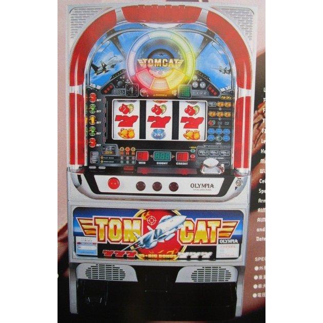 ※※ トムキャット　オリンピア　SLOT【パチスロ実機/パンフレット/チラシ】1-3　レトロ 懐かしの名機　テープ跡あり | 