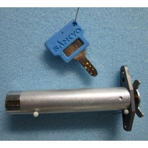 ▲▲ 鍵番号：純正/1671　(Pカム付き)　三共【シリンダーとドアキー】3_6　レトロパチスロ実機 かぎ カギ エヴァンゲリオン |  | 02