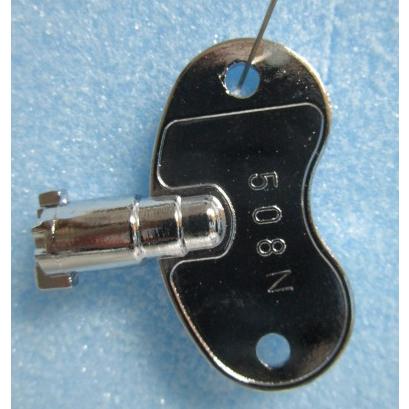 ※※ ドアキー：508N　アニマル(純正)　アークテクニコ　パチスロ実機用　レトロスロット【鍵,かぎ,カギ】(参考画像) | 