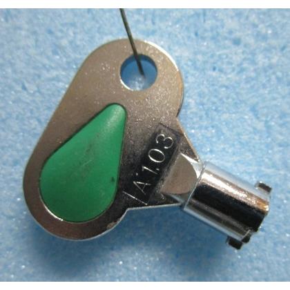 ※※ 緑色ドアキー：A103 (純正)　オーイズミ　パチスロ実機用【鍵,かぎ,カギ】2(参考画像)　家スロット用　大繁盛本舗 | 
