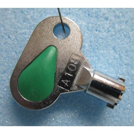 ※※ 緑色ドアキー：A108 (純正)　大都技研　パチスロ実機用【鍵,かぎ,カギ】2(参考画像)　家スロット用 | 
