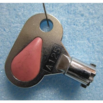 ※※ ピンク色ドアキー：A125 (純正)　メーカー・機種不明　パチスロ実機用【鍵,かぎ,カギ】2(参考画像)　家スロット用 | 