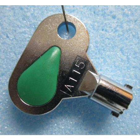 ※※ 緑色ドアキー：A115 (純正)　スカイコーポレーション　パチスロ実機用【鍵,かぎ,カギ】2(参考画像)　アリバX　ハイサイ-30 | 