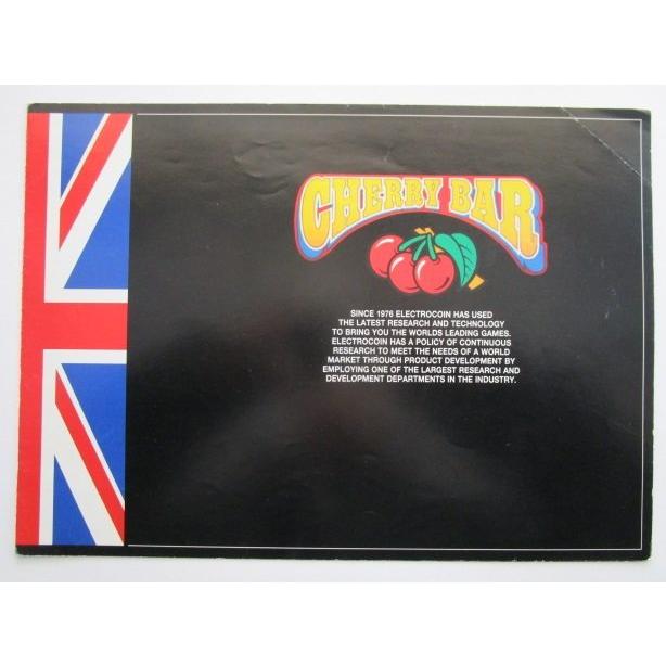 ※※ チェリーバー　アルゼ系/エレクトロコイン　SLOT【パチスロ実機/パンフレット/チラシ】1-4　レトロ名機　テープ跡/折れ/はがれあり |  | 04