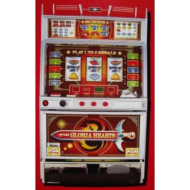 ※※ グロリアハーツ　アルゼ系/ミズホ　SLOT【パチスロ実機/パンフレット/チラシ】1-3　レトロ 懐かしの名機　テープ跡あり | 