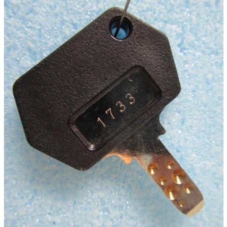 ※※ ドアキー：1733 (純正)　タイヨー　パチスロ実機用【鍵,かぎ,カギ】3(現物画像)　家スロット用　花浪漫30　ハローサンタマシンガン | 