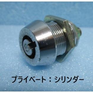 ▲▲ プライベート　シリンダ1本とカギ1本セット　鍵番号：S00019番【シリンダーとドアキー】交換用　かぎ　 | 