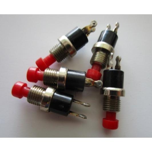 ※※ プッシュボタン　プッシュONタイプ　(ロック無し)×5個セット　中古品【通電チェック済み】8 | 