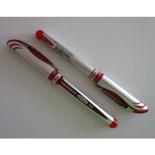 ※※ BL57-B(赤)0.7mm細字　赤色　いまだけ4本セット　ぺんてる ボールペン【未使用/筆記チェック済み】処分価格,百均,100円均一 | 