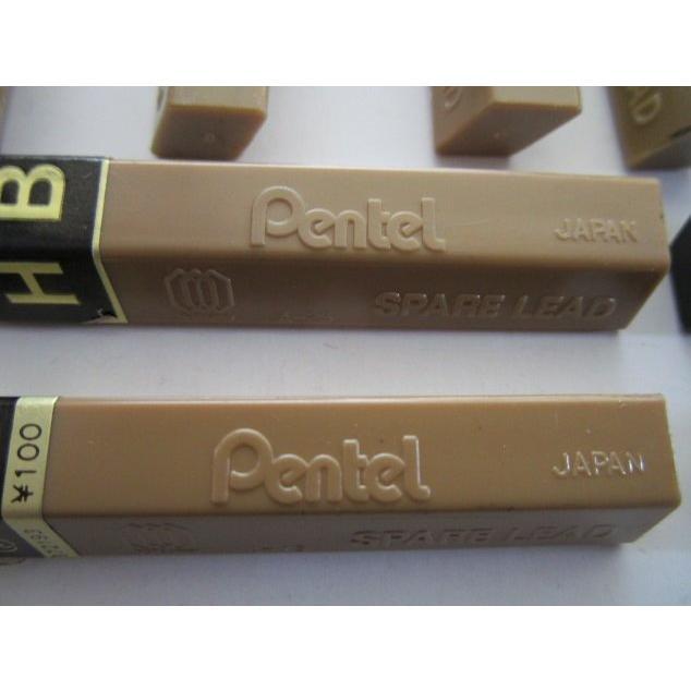 ※※ Pentel/ペンテル　シャープペン替え芯　JAPAN　12本入り×10個セット　ぺんてる【未使用/筆記チェック済み】処分価格,百均,100円均一 |  | 01