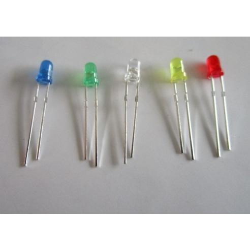 ※※ LED　発光ダイオード　5色×5本=25本セット　部品/パーツ　処分価格,百均,100円均一　追加分あり　電子部品 |  | 01