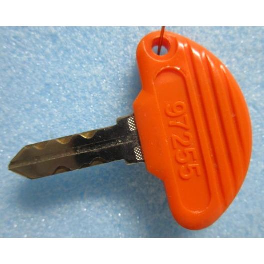 ※※ 純正:97255/オレンジ　ドアキー　アルゼ系/ユニバーサル　パチスロ実機用【鍵,かぎ,カギ】現物画像 | 