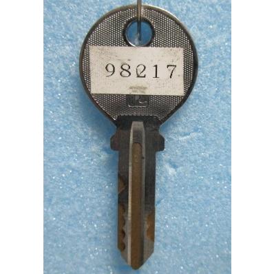 ※※ 98217(スペア)　ドアキー　アルゼ系/ユニバーサル　パチスロ実機用【鍵,かぎ,カギ】現物画像 | 