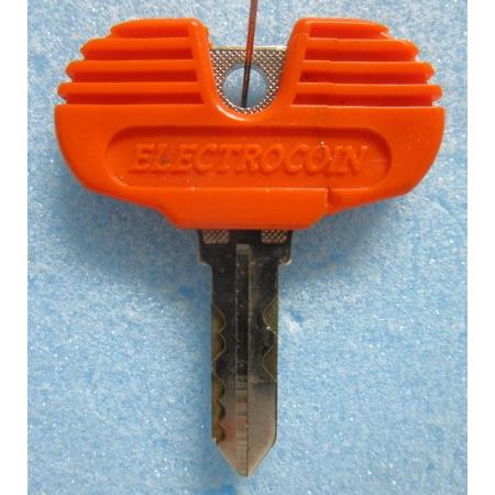 ※※ 純正:99233/オレンジ　ドアキー　アルゼ系/エレクトロコイン　パチスロ実機用【鍵,かぎ,カギ】現物画像 |  | 01