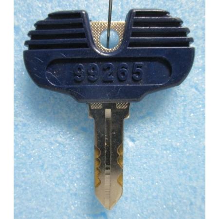 ※※ 純正:99265/青　ドアキー　アルゼ系/エレクトロコイン　パチスロ実機用【鍵,かぎ,カギ】現物画像 | 