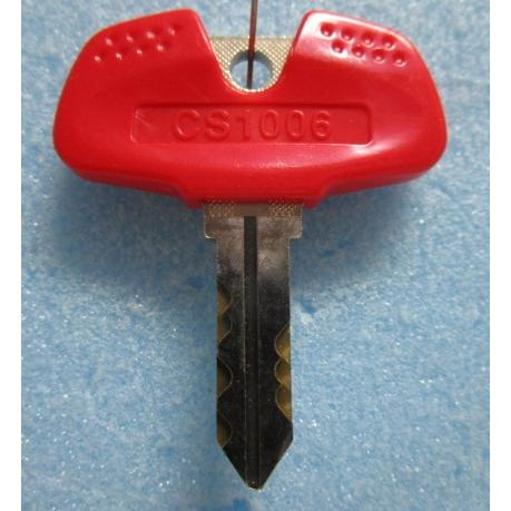 ※※ 純正:CS1006/赤　ドアキー　アルゼ/ユニバーサル　パチスロ実機用【鍵,かぎ,カギ】現物画像 | 