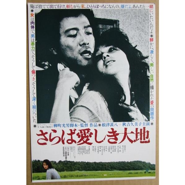 ☆☆　さらば愛しき大地　レトロ　懐かしい【映画チラシ】661-2　監督：柳町光男 | 