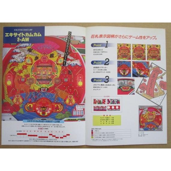 ※※ エキサイトカムカム2-AW　ニューギン 【パチンコ実機/パンフレット/チラシ】1-3 レトロ 懐かしの名機　 |  | 02
