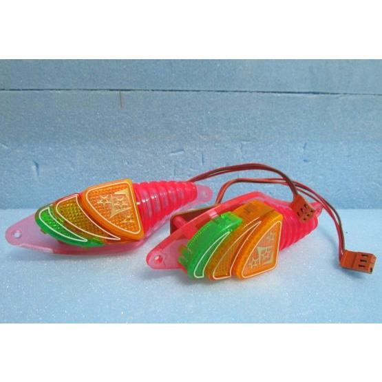 ▲▲ 電球付き飾り/2個セット　レトロパチンコ部品　メーカーや機種名不明の補修　交換用　部品/パーツ　17-6328 | 