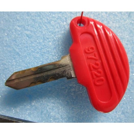 ▲▲ 鍵番号：純正/97220(短/赤)　大花火,アステカ,サンダーV(カム付き)　アルゼ系【シリンダーとドアキー】かぎ カギ |  | 01