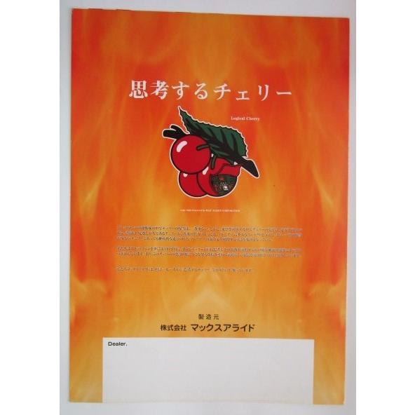 ※※ バーニングルーレットX　マックスアライド　SLOT【パチスロ実機/パンフレット/チラシ】0-3　レトロ 懐かしの名機　テープ跡あり |  | 03