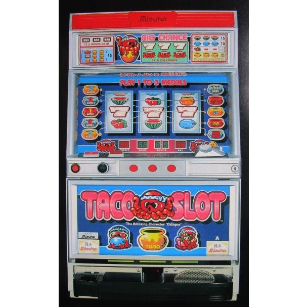 ※※ タコスロ　アルゼ系/ミズホ　SLOT【パチスロ実機/パンフレット/チラシ】2-3　レトロ 懐かしの名機　テープ跡あり | 