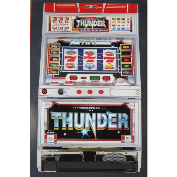 ※※ サンダーV　アルゼ系/メーシー　SLOT【パチスロ実機/パンフレット/チラシ】2-3　レトロ 懐かしの名機　テープ跡あり | 