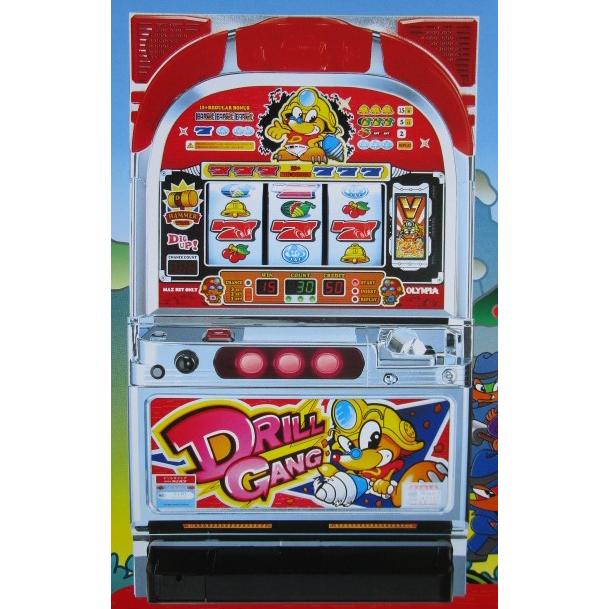 ※※ ドリルギャング　オリンピア　SLOT【パチスロ実機/パンフレット/チラシ】2-3　レトロ 懐かしの名機　テープ跡/はがれあり | 