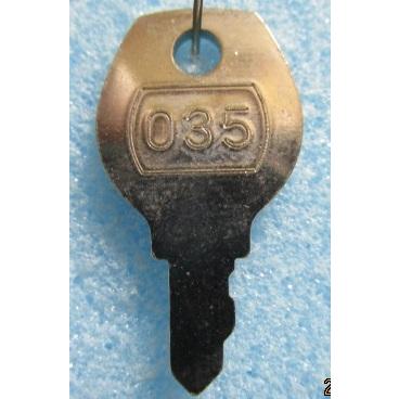 ※※ 鍵番号：035番　純正設定キー　対応機種：大繁盛本舗　オーイズミ　パチスロ実機用【鍵,かぎ,カギ】01　倉庫整理の大特価 | 