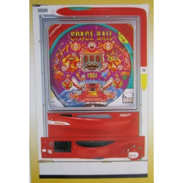 ※-※ スペースボール　奥村 モナコ 【パチンコ実機/パンフレット/チラシ】1-3 レトロ 懐かしの名機　テープ跡あり | 