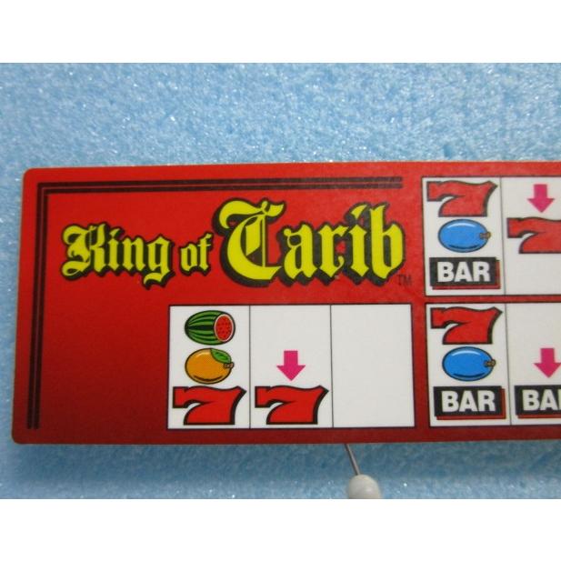 ☆☆　キングオブカリブ　ユニバーサル　レトロ　パチスロ実機　のステッカー　【リーチ目シール】　新品/未使用　在庫限り |  | 01