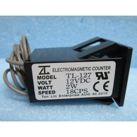 ★★　12V/7ケタ　TL_127　12VDC　2W　18CPS　3個セット　電磁カウンター　VOLT:12V【新品未使用】7桁計数機 |  | 01