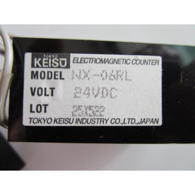 ★★　24V/6ケタ　電磁カウンター　5個セット　TOKYO KEISU　MODEL:NX-06RL　VOLT:24V【中古品】6桁計数機 |  | 02