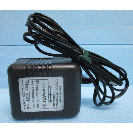 ★★ No-10　ILD41-1300350　DC13.5V/350mA⇔AC100V　エヴァリス【PSE承認マーク付】変圧器【 電源 トランス アダプタ 】 |  | 01