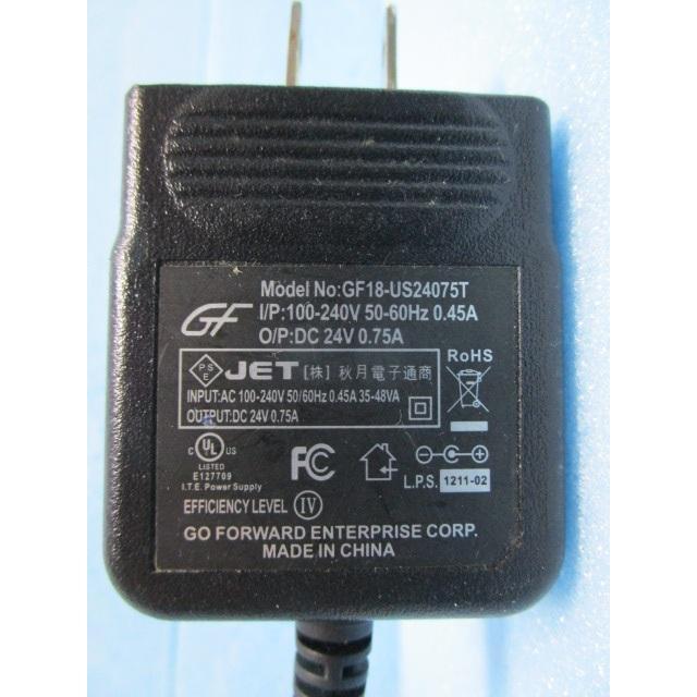 ★★ No-24　GF-18-US24075T　DC24V/0.75A⇔AC100-240V　秋月電子【PSE承認マーク付】変圧器【 電源 トランス アダプタ 】 | 